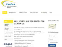 Tablet Screenshot of dahka.de